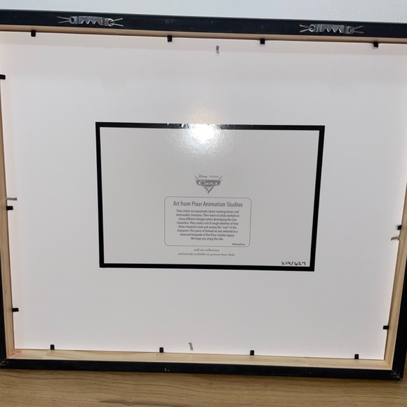 Disney PIXAR Cars ‘Lightening McQueen’ Collectable Framed Print - Pottery Barn - Picture 10 of 15